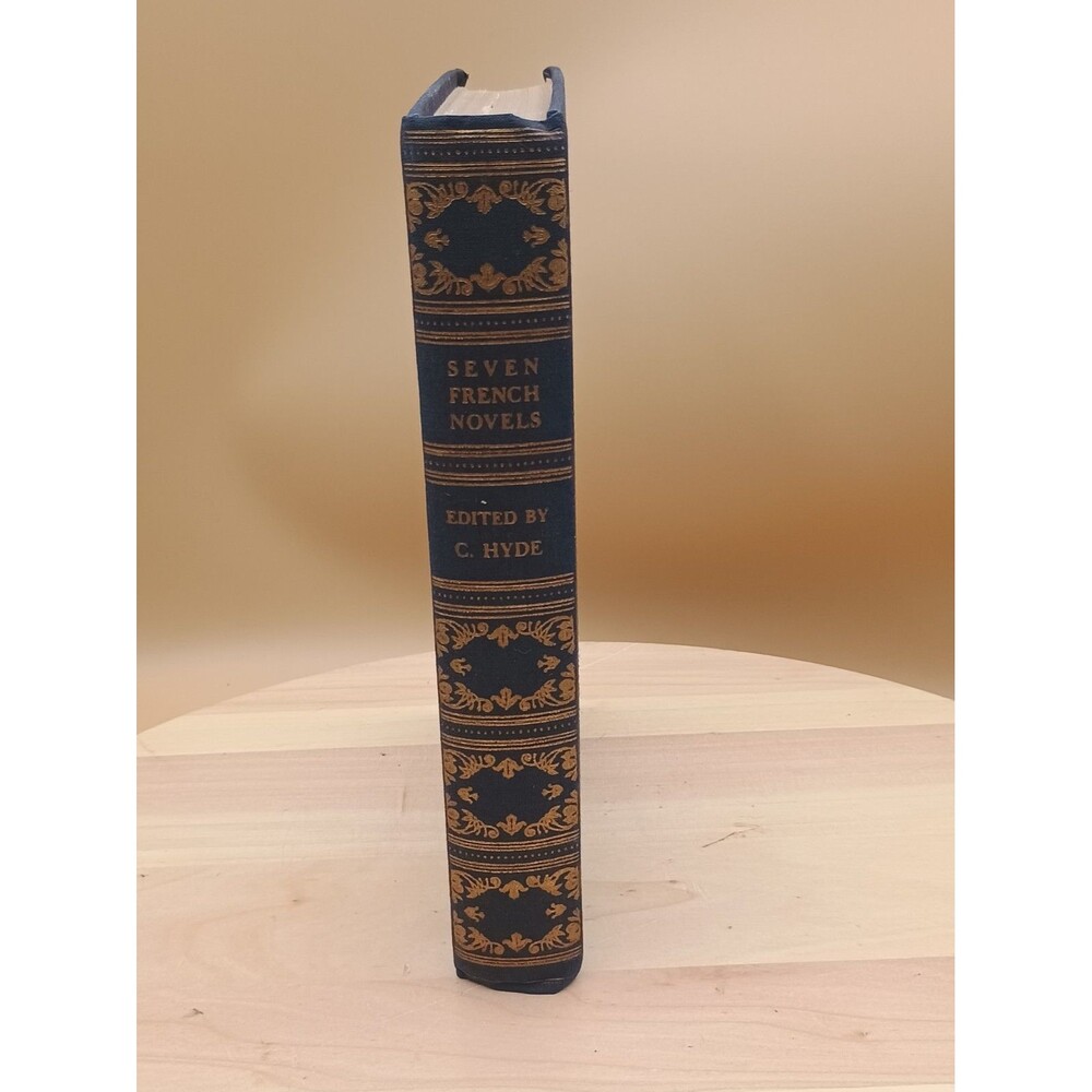 1943 Seven French Novels (In One Book) Hardcover Wise & Co. USA Vintage